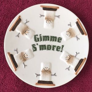 Gimme S’More! Dinner/Serving Original 8” Plate.